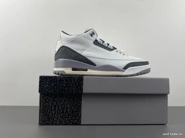 Grey Jordan Air Cement 3 CT8532-106 0325